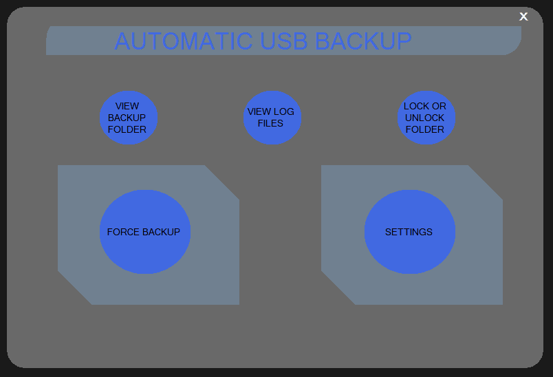 Automatic USB Backup screenshot