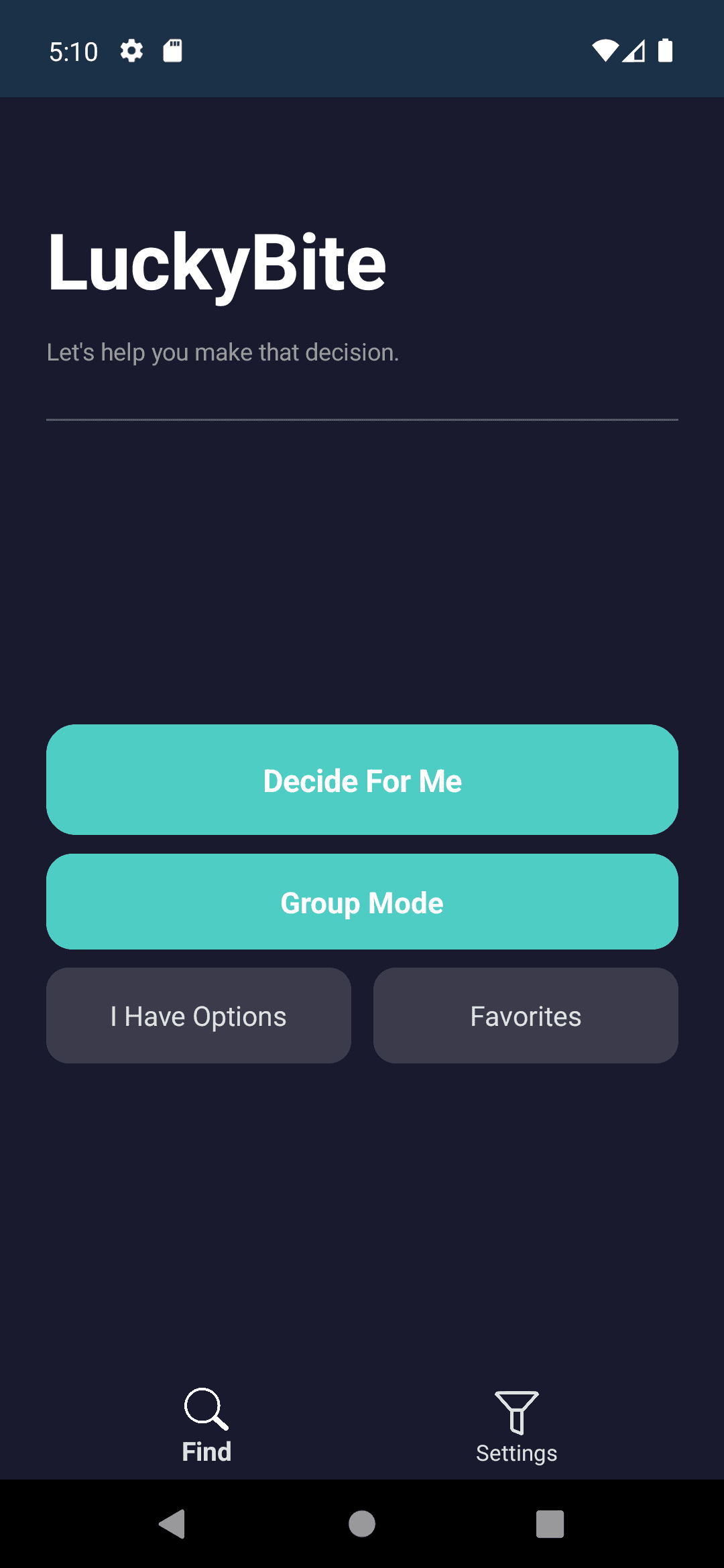 LuckyBite screenshot