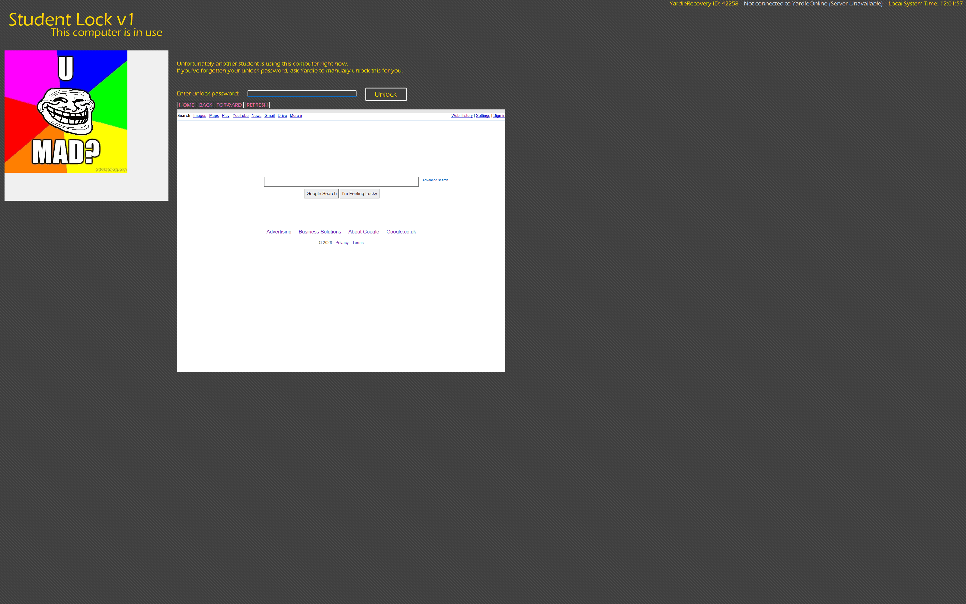 Student Lock screenshot